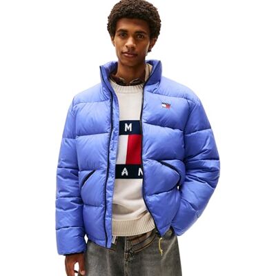 Tommy Jeans Herren Pufferjacke Vail mit Stehkragen, Blau (Soft Sapphire), 3XL Tommy Jeans Herren Pufferjacke Vail mit Stehkragen, Blau (Soft Sapphire), 3XL