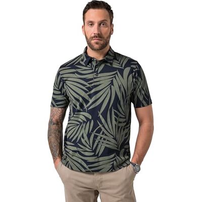 JP 1880 Herren große Größen Übergrößen Menswear L-8XL Poloshirt, AOP, Jersey, 1/2, Key JP 1880 Herren große Größen Übergrößen Menswear L-8XL Poloshirt, AOP, Jersey, 1/2, Key