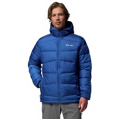 Columbia Herren Fivemile Butte 2 Kapuzenjacke Hooded Puffer Jacket Mountain Blue S Columbia Herren Fivemile Butte 2 Kapuzenjacke Hooded Puffer Jacket Mountain Blue S