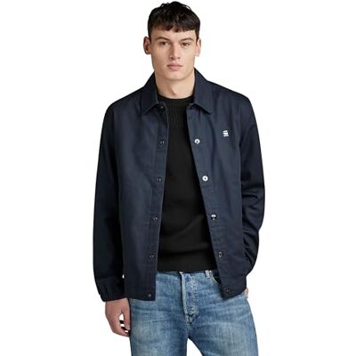 G-STAR RAW Herren Coach Jacke, Blau (salute D24280-C962-C742), XL G-STAR RAW Herren Coach Jacke, Blau (salute D24280-C962-C742), XL