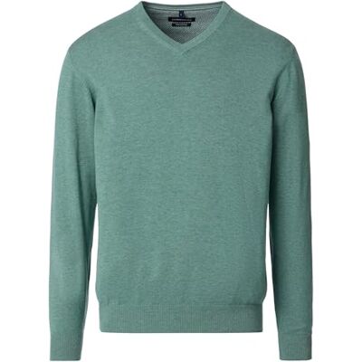 CASAMODA Herren Pullover mit V-Ausschnitt unifarben Elastischer Bund CASAMODA Herren Pullover mit V-Ausschnitt unifarben Elastischer Bund