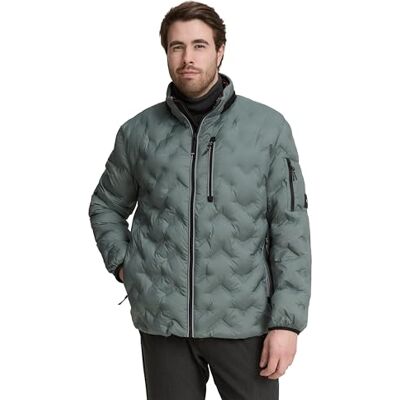 TOM TAILOR Herren Plus Size Hybrid Lightweight Steppjacke mit verstaubarer Kapuze TOM TAILOR Herren Plus Size Hybrid Lightweight Steppjacke mit verstaubarer Kapuze