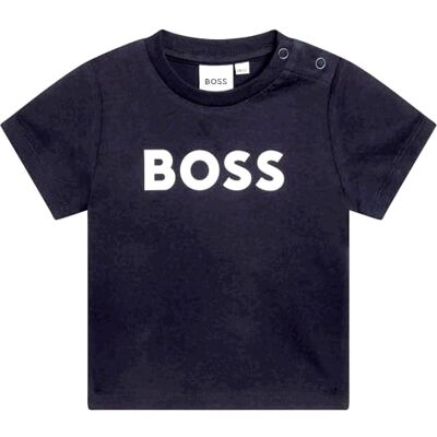 Boss Kurzarm T-Shirt Blau 100% Baumwolle 12MONATE Boss Kurzarm T-Shirt Blau 100% Baumwolle 12MONATE