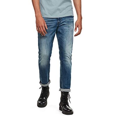 G-STAR RAW Herren G-Bleid Slim Jeans, Blau (Faded Azurite D16850-C052-B465), 27W / 32L G-STAR RAW Herren G-Bleid Slim Jeans, Blau (Faded Azurite D16850-C052-B465), 27W / 32L