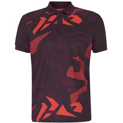 Joy Sportswear Herren G-Style_Polo Shirt AOP Polohemd, Plum Print 1, 56 Joy Sportswear Herren G-Style_Polo Shirt AOP Polohemd, Plum Print 1, 56