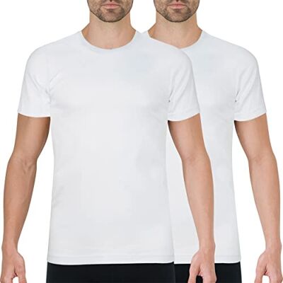 Athena Herren Coton Bio L260 T-Shirt, Weiß, L EU Athena Herren Coton Bio L260 T-Shirt, Weiß, L EU