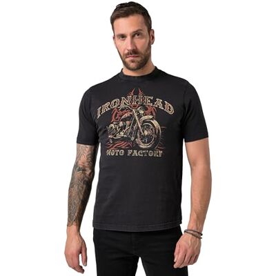 JP 1880 Herren große Größen Übergrößen Menswear L-8XL T-Shirt, RH, Brustprint, Vintage JP 1880 Herren große Größen Übergrößen Menswear L-8XL T-Shirt, RH, Brustprint, Vintage