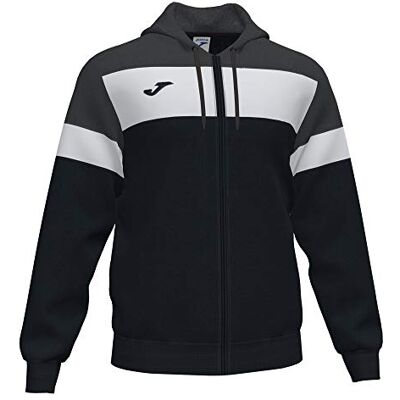 Joma Crew IV Jacke und Weste für Herren, Schwarz-Anthrazit, Gr. 5XS Joma Crew IV Jacke und Weste für Herren, Schwarz-Anthrazit, Gr. 5XS