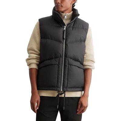 Marc O' Polo Denim Herren Steppweste mit Stehkragen wasserabweisend, Schwarz (Black), M Marc O' Polo Denim Herren Steppweste mit Stehkragen wasserabweisend, Schwarz (Black), M