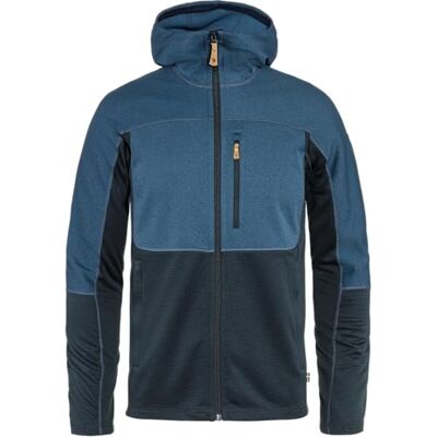 Fjällräven Herren Abisko Trail Fleecejacke, Indigo Blue/Dark Navy, XL Fjällräven Herren Abisko Trail Fleecejacke, Indigo Blue/Dark Navy, XL