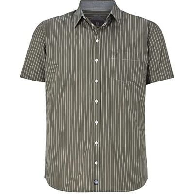 Jan Vanderstorm Herren Streifenhemd Perttu 100% Baumwolle besonders leicht Plus Size L-7XL Jan Vanderstorm Herren Streifenhemd Perttu 100% Baumwolle besonders leicht Plus Size L-7XL