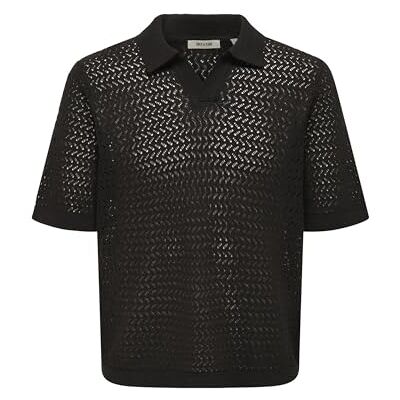 Only & Sons Herren Onsnyle Life Reg 5 Ss Split Polo Knit, Coffee Bean, XL Only & Sons Herren Onsnyle Life Reg 5 Ss Split Polo Knit, Coffee Bean, XL