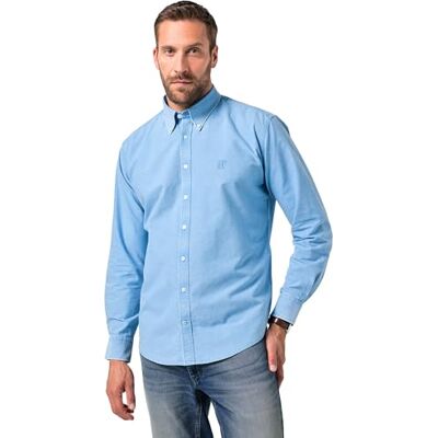 JP 1880 Herren große Größen Übergrößen Menswear L-8XL Oxford-Hemd, FLEXNAMIC®, Langarm, Buttondown-Kragen, Modern Fit himmelblau 6XL 844689726-6XL JP 1880 Herren große Größen Übergrößen Menswear L-8XL Oxford-Hemd, FLEXNAMIC®, Langarm, Buttondown-Kragen, Modern Fit himmelblau 6XL 844689726-6XL