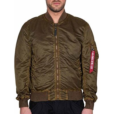 Alpha MA-1 VF LW Battlewash Bomberjacke für Herren Washed Orange Alpha MA-1 VF LW Battlewash Bomberjacke für Herren Washed Orange