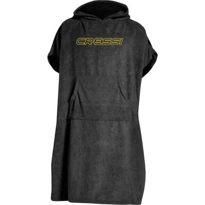 Cressi Herren Poncho mit Kapuze - Poncho Cressi Herren Poncho mit Kapuze - Poncho
