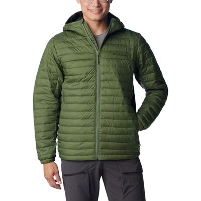 Columbia Silver Falls Hooded Jacket, Steppjacke mit Kapuze für Herren, Canteen, Größe S Columbia Silver Falls Hooded Jacket, Steppjacke mit Kapuze für Herren, Canteen, Größe S