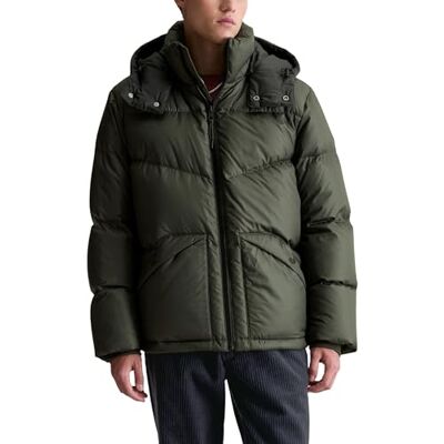 Marc O' Polo Marc OߴPolo Denim Herren Daunenjacke mit abnehmbarer Kapuze Regular Fit, Grün (Pineneedle), XL Marc O' Polo Marc OߴPolo Denim Herren Daunenjacke mit abnehmbarer Kapuze Regular Fit, Grün (Pineneedle), XL