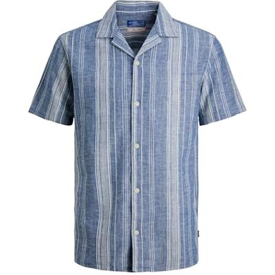 JACK & JONES Jprblusummer Lin. Blen Dobby Ss Shirt Sn JACK & JONES Jprblusummer Lin. Blen Dobby Ss Shirt Sn