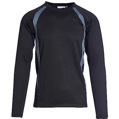 Blackrock Herren-Thermoweste, warme Thermounterwäsche Baselayer Langarm-Oberteil, Winter-Thermounterwäsche, isolierend gegen Wärmeverlust, gebürstetes Finish für Komfort Blackrock Herren-Thermoweste, warme Thermounterwäsche Baselayer Langarm-Oberteil, Winter-Thermounterwäsche, isolierend gegen Wärmeverlust, gebürstetes Finish für Komfort