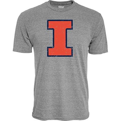 Blue 84 NCAA Herren-T-Shirt, offizielles Lizenzprodukt, Tri-Blend T-Shirt, Vintage-Ikonen-Team-Farbe Blue 84 NCAA Herren-T-Shirt, offizielles Lizenzprodukt, Tri-Blend T-Shirt, Vintage-Ikonen-Team-Farbe