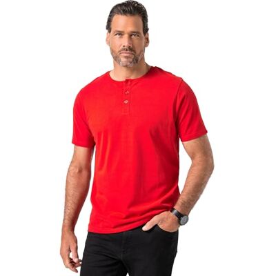 JP 1880 Herren große Größen Übergrößen Menswear L-8XL Henley, Basic, Knopfleiste, Halbarm rot 4XL 726695535-4XL JP 1880 Herren große Größen Übergrößen Menswear L-8XL Henley, Basic, Knopfleiste, Halbarm rot 4XL 726695535-4XL