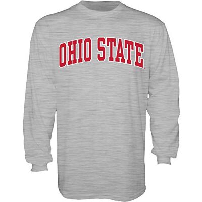 Blue 84 Arching Team Name Herren T-Shirt, langärmelig, dunkel meliert, Herren, Arching Team Name Dark Heather Langarmshirt, Ohio State Buckeyes Dark Heather, X-Large Blue 84 Arching Team Name Herren T-Shirt, langärmelig, dunkel meliert, Herren, Arching Team Name Dark Heather Langarmshirt, Ohio State Buckeyes Dark Heather, X-Large