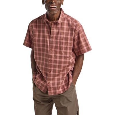 Jack Wolfskin Herren Planalto Shirt Hemd, Check Dark Rust, S EU Jack Wolfskin Herren Planalto Shirt Hemd, Check Dark Rust, S EU