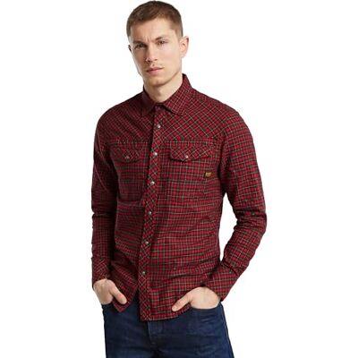 G-STAR Herren Dakota Slim Hemd, Mehrfarben (Baron Chibi Check D25223-D818-G907), L G-STAR Herren Dakota Slim Hemd, Mehrfarben (Baron Chibi Check D25223-D818-G907), L