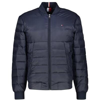 Tommy Hilfiger Herren Bomberjacke Packable Recycled Quilt Bomber Steppjacke, Blau (Desert Sky), 34W / 30L Tommy Hilfiger Herren Bomberjacke Packable Recycled Quilt Bomber Steppjacke, Blau (Desert Sky), 34W / 30L