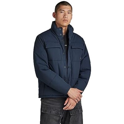 G-STAR RAW Herren Foundation Padded Jacke, Blau (salute D22886-D419-C742), S G-STAR RAW Herren Foundation Padded Jacke, Blau (salute D22886-D419-C742), S