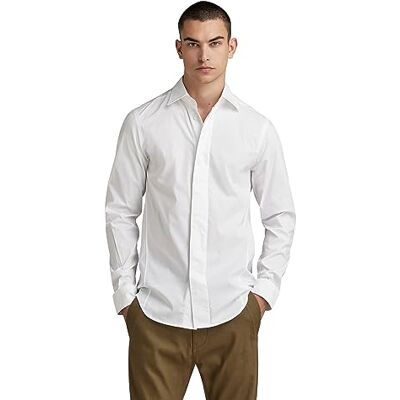 G-STAR RAW Herren Formal Superslim Hemd, Weiß (White D22008-D321-110), M G-STAR RAW Herren Formal Superslim Hemd, Weiß (White D22008-D321-110), M