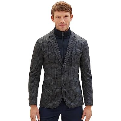 TOM TAILOR Herren 2-in-1 Sakko mit Abnehmbarer Innenjacke TOM TAILOR Herren 2-in-1 Sakko mit Abnehmbarer Innenjacke