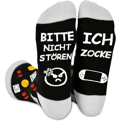 Trustnice Lustige Gaming Socken Gamer Geschenk Mit Spruch Bitte Nicht Stören Ich Zocke Zocken Socken Lustig Neuheit Geburtstag Geschenke Für Zocker Männer Herren Jungs Damen Spieler Trustnice Lustige Gaming Socken Gamer Geschenk Mit Spruch Bitte Nicht Stören Ich Zocke Zocken Socken Lustig Neuheit Geburtstag Geschenke Für Zocker Männer Herren Jungs Damen Spieler