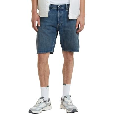 G-STAR RAW Herren Dakota Denim Shorts Raw Edge, Blau (Antique Faded Spear Blue D24411-D499-G312), 32 G-STAR RAW Herren Dakota Denim Shorts Raw Edge, Blau (Antique Faded Spear Blue D24411-D499-G312), 32