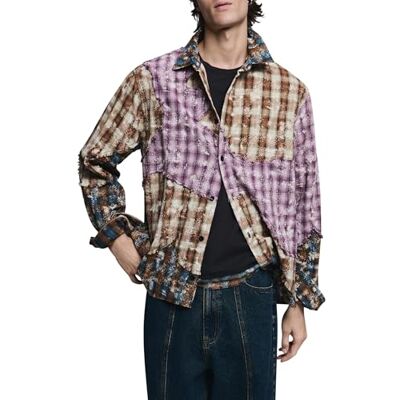 Desigual Herren Cam_mid/Mid T-Shirt, Gelb, M EU Desigual Herren Cam_mid/Mid T-Shirt, Gelb, M EU