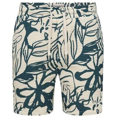 Only & Sons Herren Onstel Savier Waffle Shorts 0326, Antique White, XXL EU Only & Sons Herren Onstel Savier Waffle Shorts 0326, Antique White, XXL EU