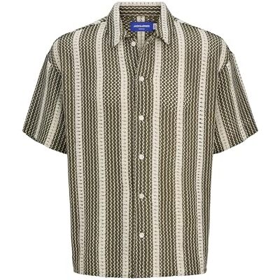 JACK & JONES Jorbellagio Crochet Shirt Ss JACK & JONES Jorbellagio Crochet Shirt Ss