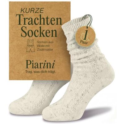Piarini Trachtensocken Herren kurz aus Wolle, kratzfrei Piarini Trachtensocken Herren kurz aus Wolle, kratzfrei