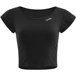 WINSHAPE AET137LS Schwarzes Leichtes Weiches Cropped T-Shirt - T-Shirt WINSHAPE AET137LS Schwarzes Leichtes Weiches Cropped T-Shirt - T-Shirt
