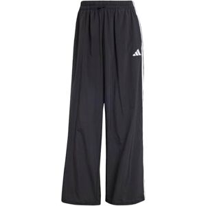 Adidas Women's Essentials 3-Stripes Lifestyle Woven Parachute Pants, Black/White, XL Adidas Women's Essentials 3-Stripes Lifestyle Woven Parachute Pants, Black/White, XL