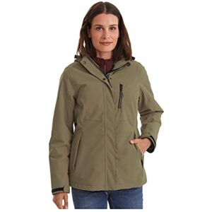 Killtec Damen Outdoorjacke Funktionsjacke mit abzippbarer Kapuze KOW 140 WMN Jckt wasserdicht, Winddicht, atmungsaktiv 00762-helloliv 48 Killtec Damen Outdoorjacke Funktionsjacke mit abzippbarer Kapuze KOW 140 WMN Jckt wasserdicht, Winddicht, atmungsaktiv 00762-helloliv 48