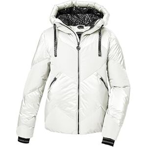 Killtec Damen Skijacke/Funktionsjacke in Daunenoptik mit abzippbarem Schneefang KSW 100 WMN SKI QLTD JCKT, gebrochenes weiss, 46, 42036-000 Killtec Damen Skijacke/Funktionsjacke in Daunenoptik mit abzippbarem Schneefang KSW 100 WMN SKI QLTD JCKT, gebrochenes weiss, 46, 42036-000