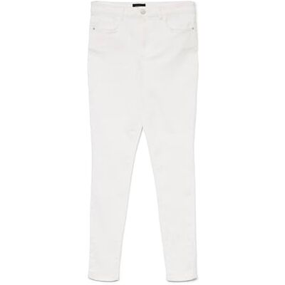 VERO MODA Damen Vmsophia Hw Skinny Soft Vi403 Ga Noos Jeans, Bright White, L EU VERO MODA Damen Vmsophia Hw Skinny Soft Vi403 Ga Noos Jeans, Bright White, L EU