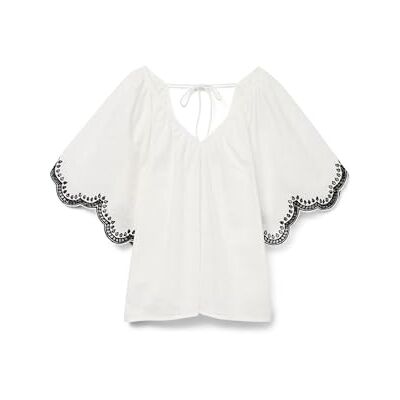VERO MODA Vmdiana 2/4 V-Neck Top WVN Btq VERO MODA Vmdiana 2/4 V-Neck Top WVN Btq