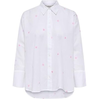 ONLY Onlnew Lina Grace Ls Emb Shirt Noos WVN ONLY Onlnew Lina Grace Ls Emb Shirt Noos WVN