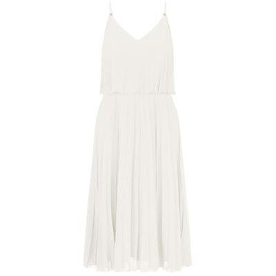 Apart Damen Plisseekleid, ärmelloses Sommerkleid, Midikleid mit V-Ausschnitt, Spaghettiträger mit Perlendetail, eleganter Swingrock, vollständig gefüttertes Cocktailkleid, Abend &Partykleidung Apart Damen Plisseekleid, ärmelloses Sommerkleid, Midikleid mit V-Ausschnitt, Spaghettiträger mit Perlendetail, eleganter Swingrock, vollständig gefüttertes Cocktailkleid, Abend &Partykleidung