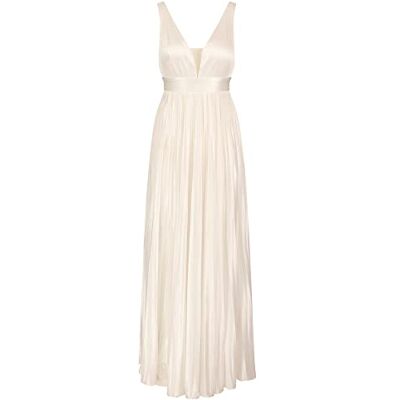 ApartFashion Damen Jurk L ssiges Abendkleid, Weiß, S EU ApartFashion Damen Jurk L ssiges Abendkleid, Weiß, S EU