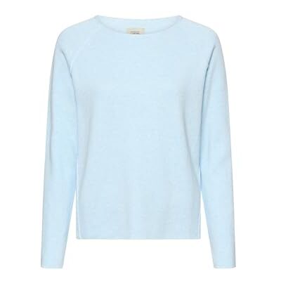 camel active Damen Strickpullover mit Rundhalsausschnitt Hellblau, Womenswear-L camel active Damen Strickpullover mit Rundhalsausschnitt Hellblau, Womenswear-L