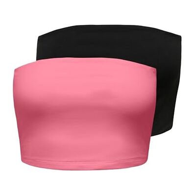 ONLY Onllive Love Tube 2Pack Crop Top Noos ONLY Onllive Love Tube 2Pack Crop Top Noos