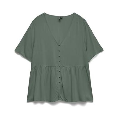 VERO MODA Vmalba Ss Peplum Shirt WVN Noos VERO MODA Vmalba Ss Peplum Shirt WVN Noos